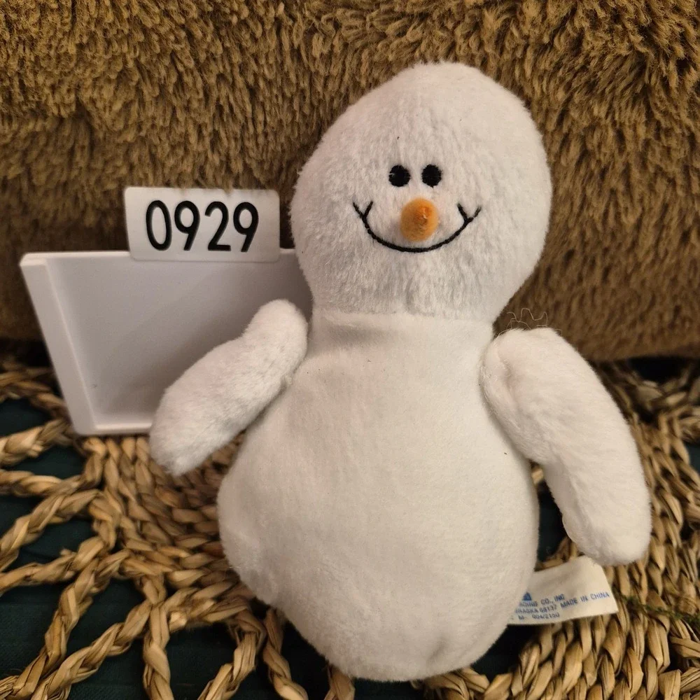 ✅TY Beanie Baby Coolston The Snowman 2007 Plush Stuffed Animal Toy#️⃣0929